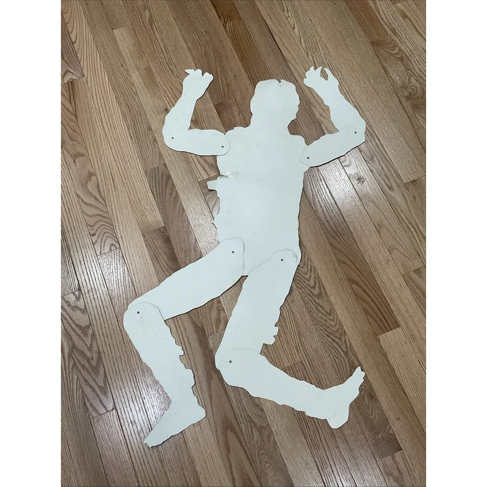 Vintage 1995 Beistle Jointed Die Cut Mummy Halloween Hanging Decor 41